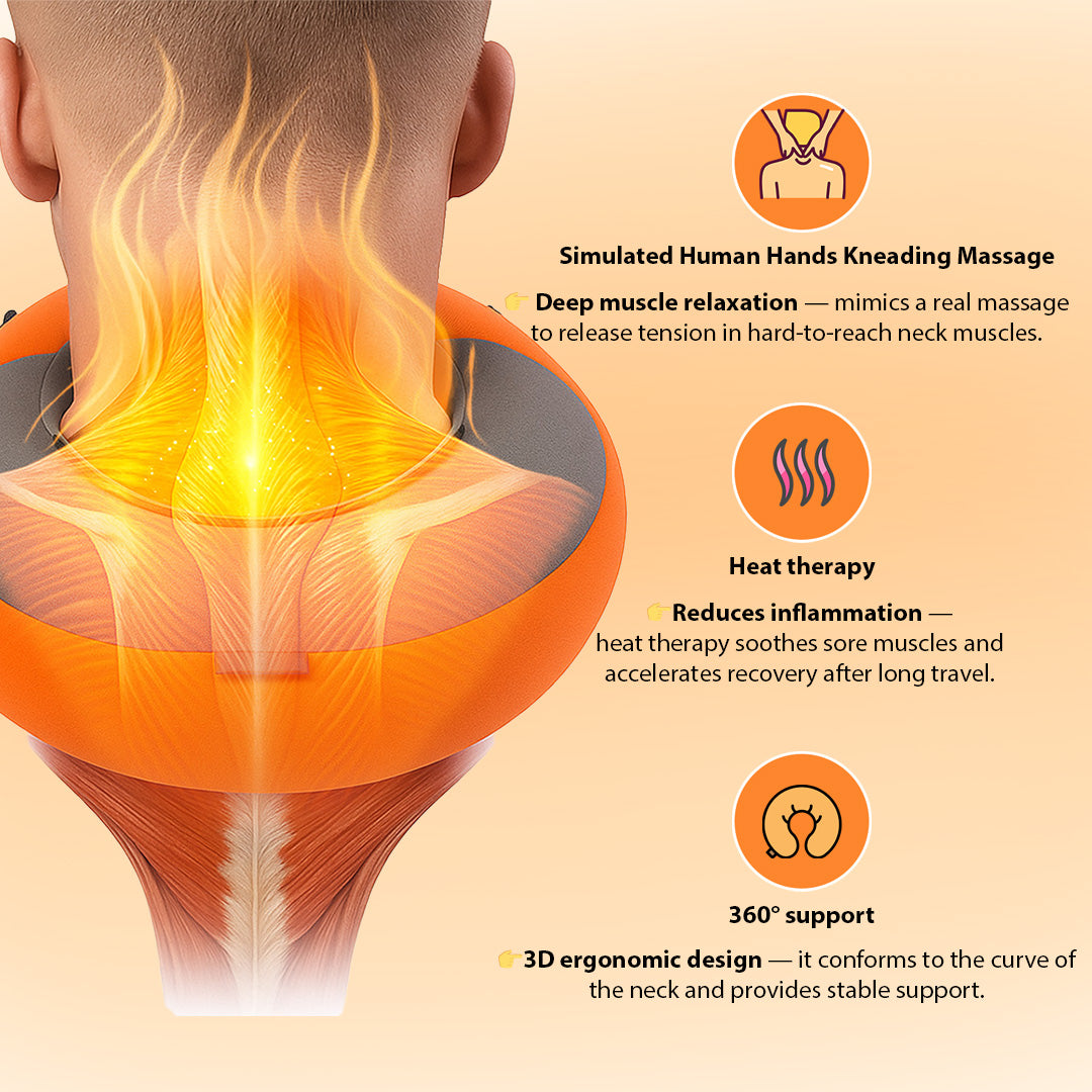TravelZen® Hooded Massage Pillow