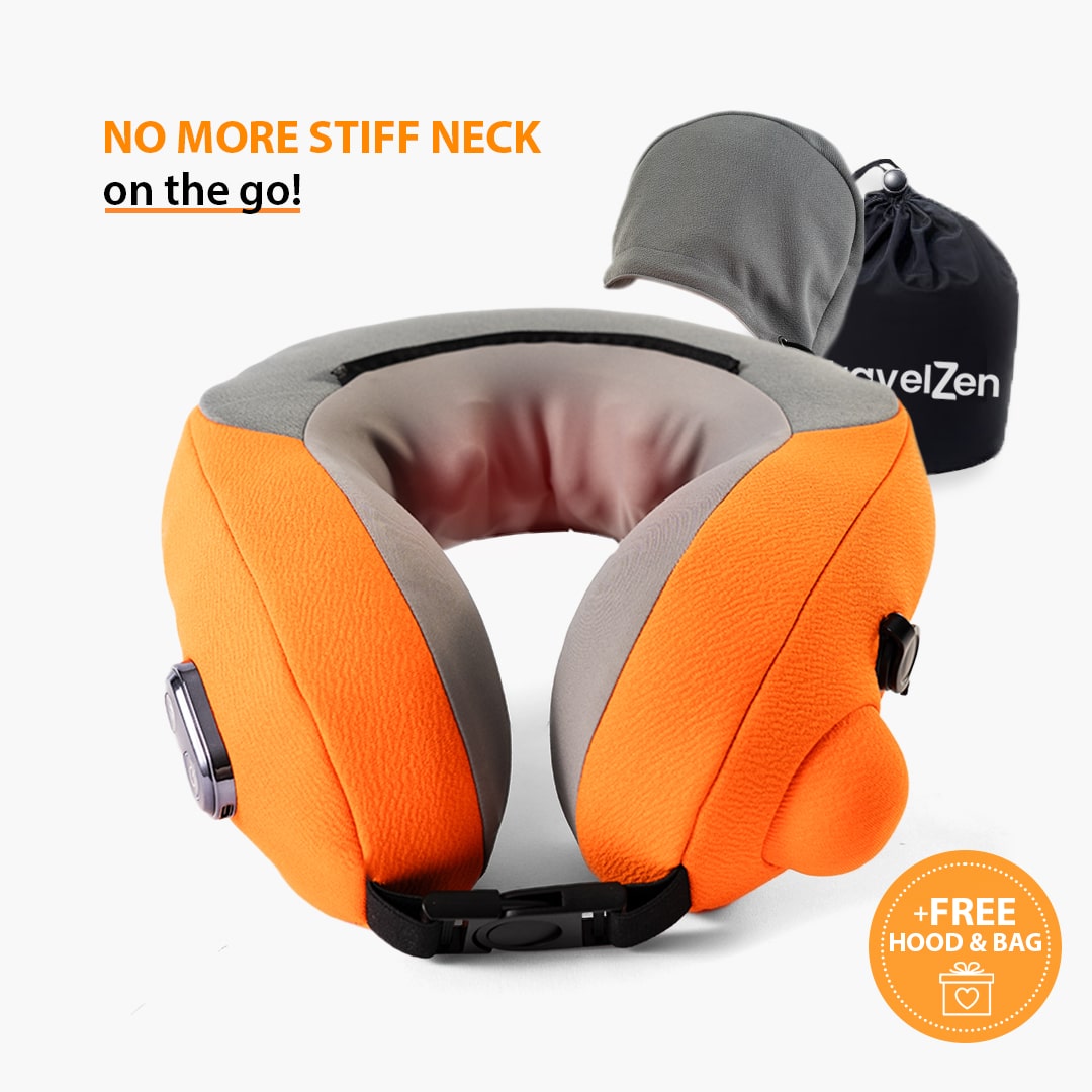 TravelZen® Hooded Massage Pillow