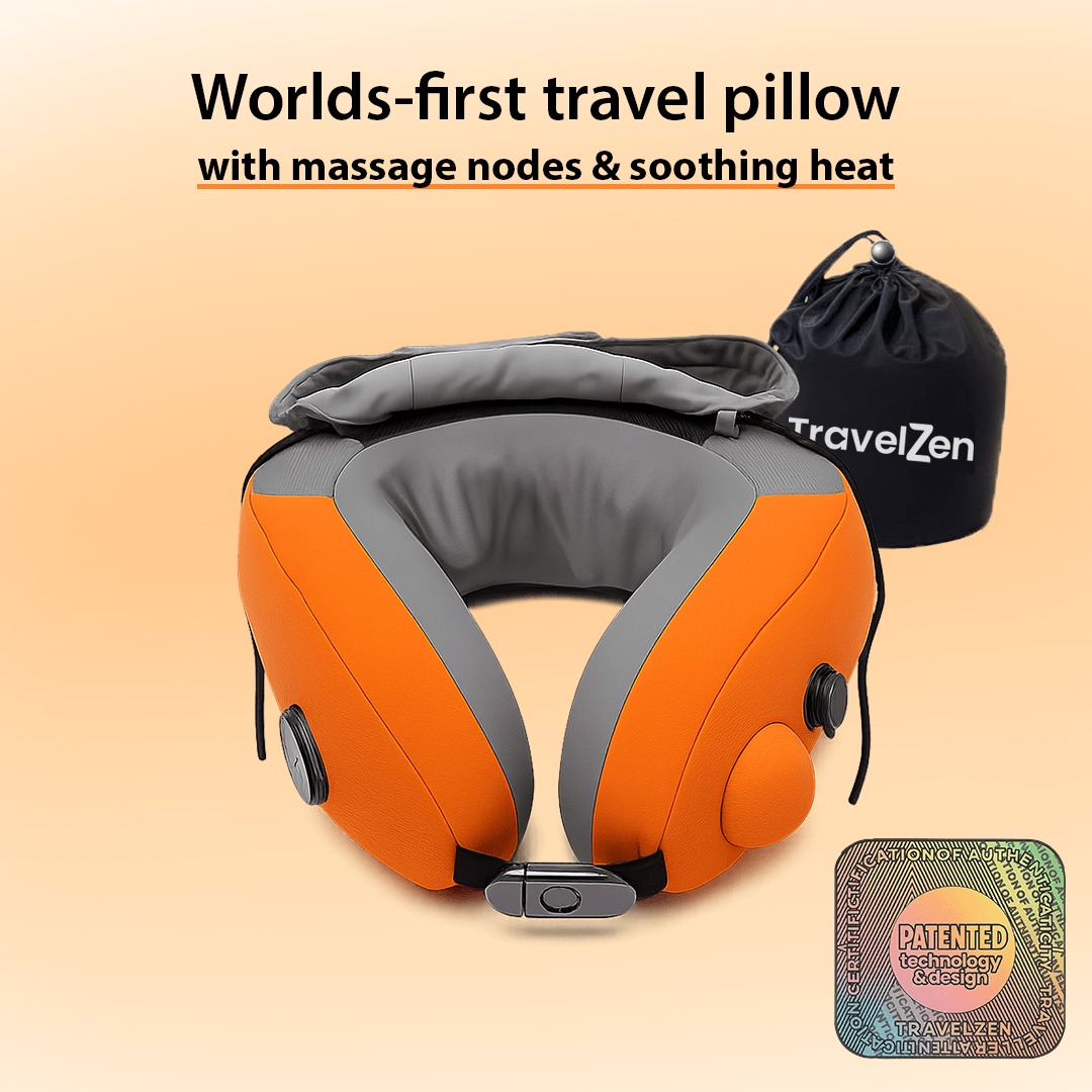 TravelZen® Hooded Massage Pillow