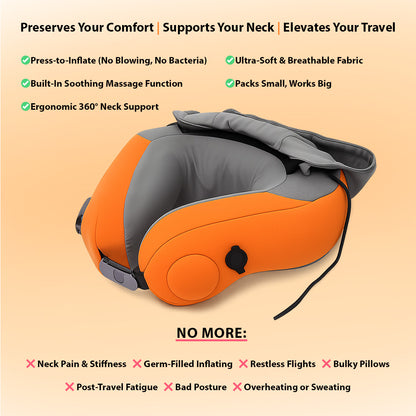 TravelZen® Hooded Massage Pillow